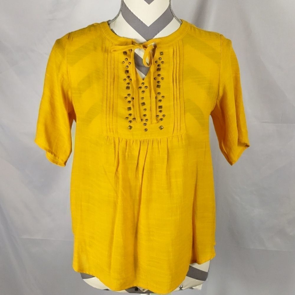 Leo & Nicole Studded Blouse